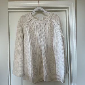 J Crew Tie-back Crewneck Sweater